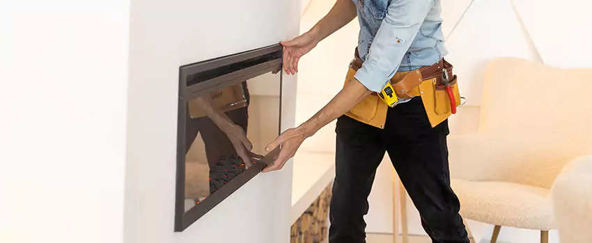 Metal Fireplace Installation in Damascus, Maryland