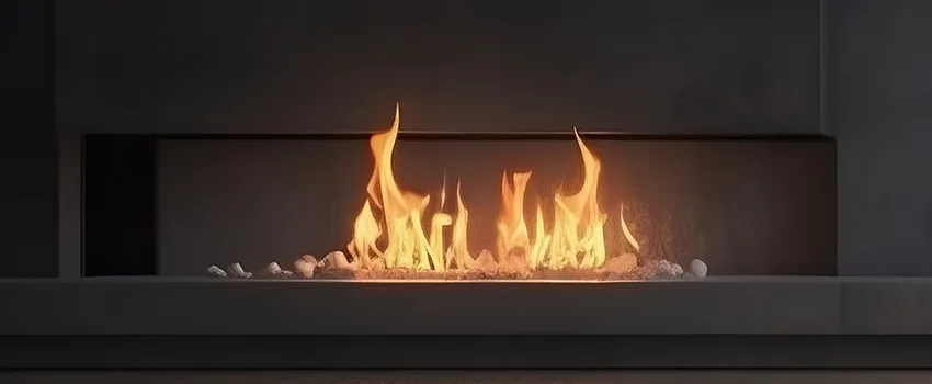 B-Vent Gas Fireplace Installation in Damascus, MD