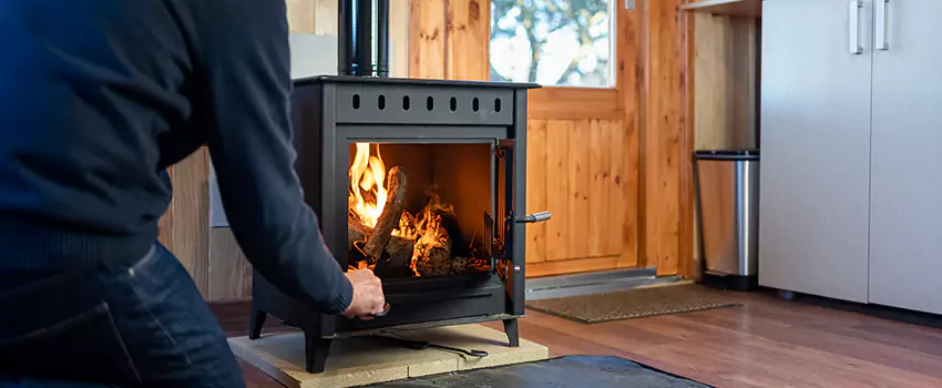 Open Hearth Wood Fireplace Installation in Damascus, MD