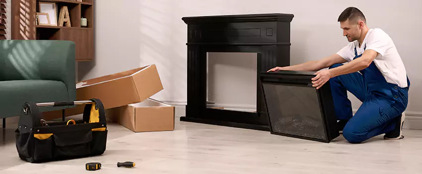 Old Rusted Metal Fireplace Repair And Replacement in Damascus, MD