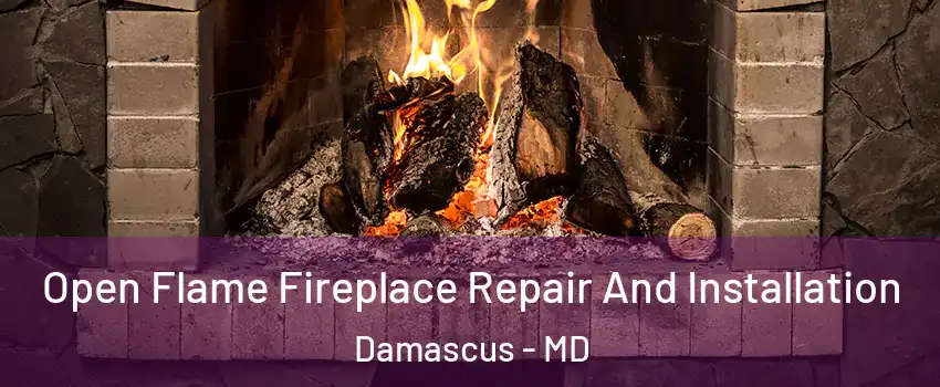  Open Flame Fireplace Repair And Installation Damascus - MD